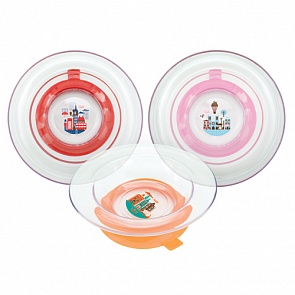 Тарелка Любимая с присоской, от 6 мес. (Lubby, 13953/96/12)